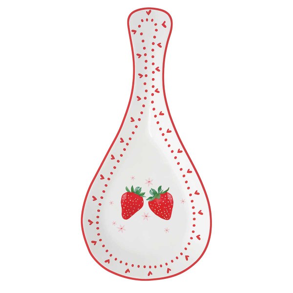 FRUIT MANIA SPOON REST 27X12 PORCELAIN