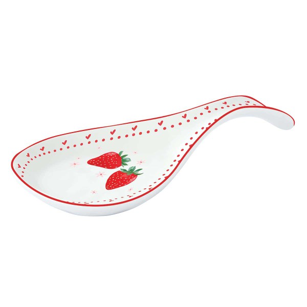 FRUIT MANIA SPOON REST 27X12 PORCELAIN