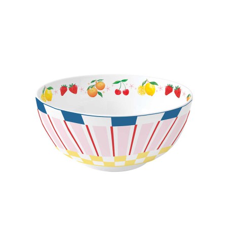 FRUIT MANIA BOWL15CM PORCELAIN