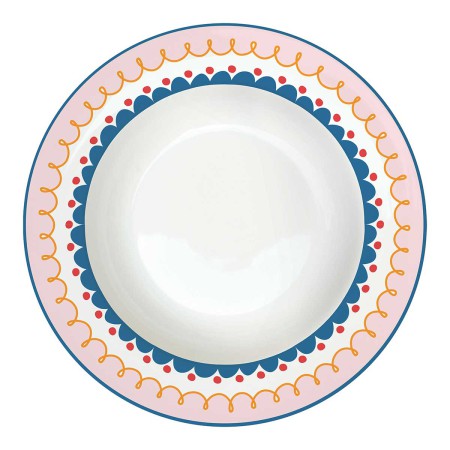 FRUIT MANIA SOUP PLATE 21,5CM PORCELAIN