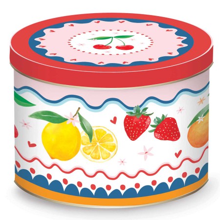 FRUIT MANIA MUG 350ML PORCEL TIN BOX 4 DESIGNS 2