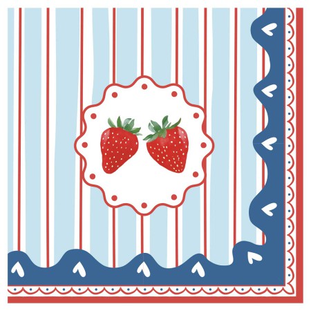 FRUIT MANIA PAPER NAPKINS 33X33 PACK OF 20
