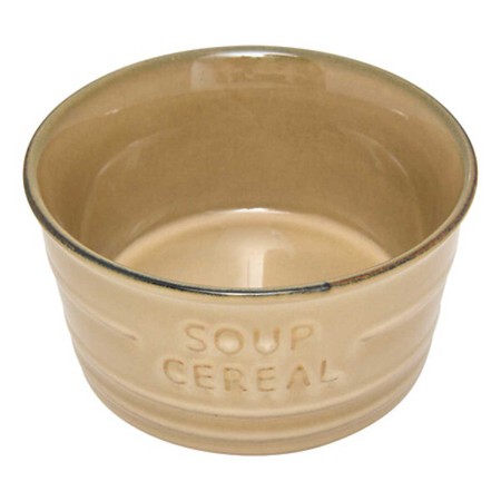 COFFEE BOWL BEIGE 13CM FAIENCE