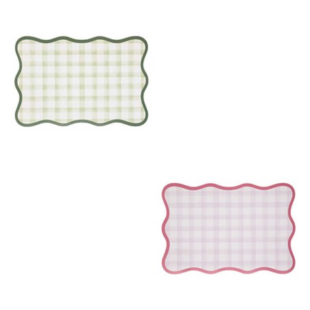 FLEUR DE ROSE PLACEMAT ASSORTED 2 45X30 VINYL