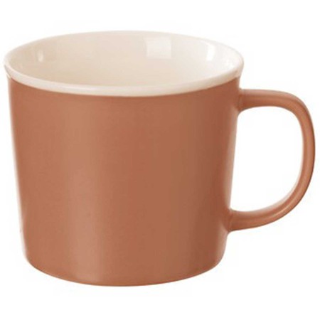 NATURE MUG 380ML TERRACOTTA NEW BONE CHINA