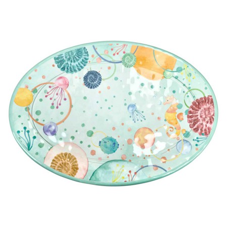 BOLLICINE OVAL TRAY 50X35,5CM MELAMINE
