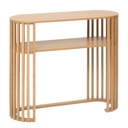 SLAT CONSOLE 100X35X85 WOOD 2