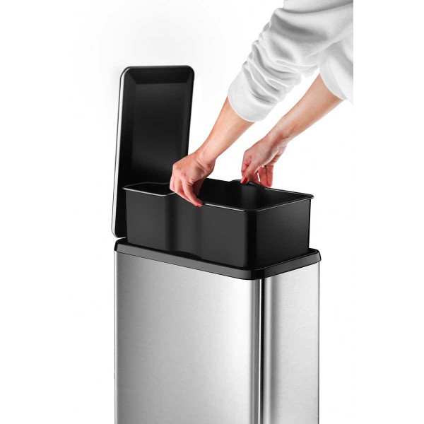 KITCHEN ΚΑΔΟΣ ΟΡΘΟΓ ΑΝΟΞΕΙΔ 40L SOFT-CLOSE