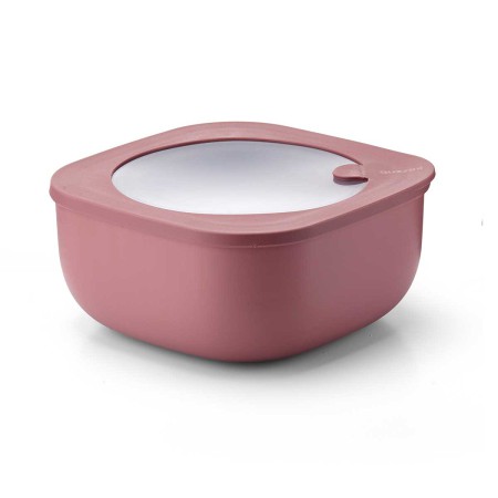 STORE&MORE MAUVE 1.9L SQUARE CONTAINERLASTIC