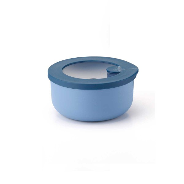 STORE&MORE BLUE 350ML ROUND CONTAINER PLASTIC