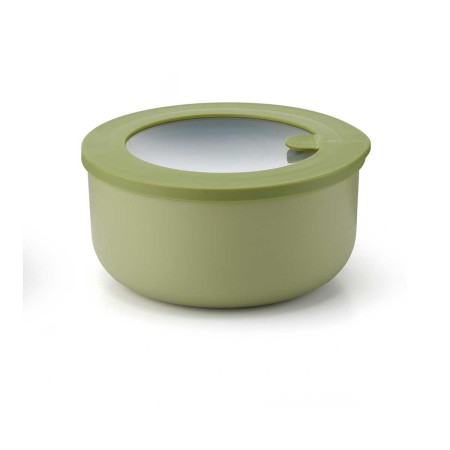 STORE&MORE GREEN 850ML ROUND CONTAINER  PLASTIC