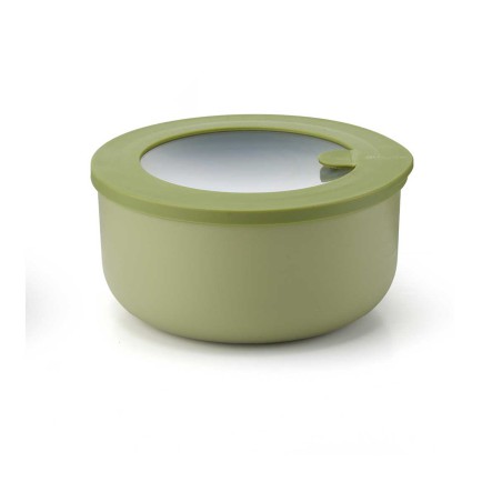 STORE&MORE GREEN 850ML ROUND CONTAINER  PLASTIC