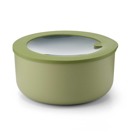 STORE&MORE GREEN 3.2L ROUND CONTAINER PLASTIC