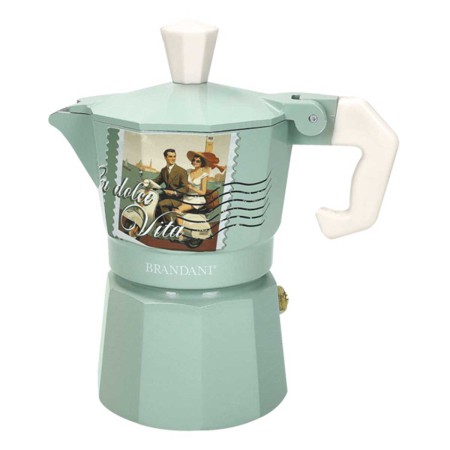 DOLCE VITA TIFFANY COFFEE MAKER 1 CUP ALLUMIN.
