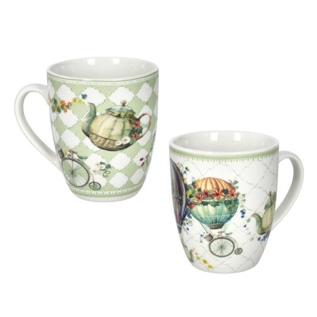 WONDELAND 2PCS SET MUG PORCELAIN