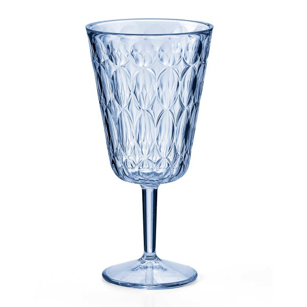 VANITY DENIM BLUE GOBLET 330ML