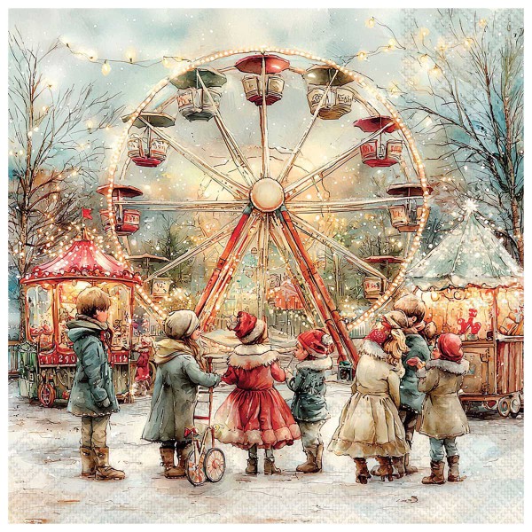 THEME PARK 20 NAPKINS 33X33