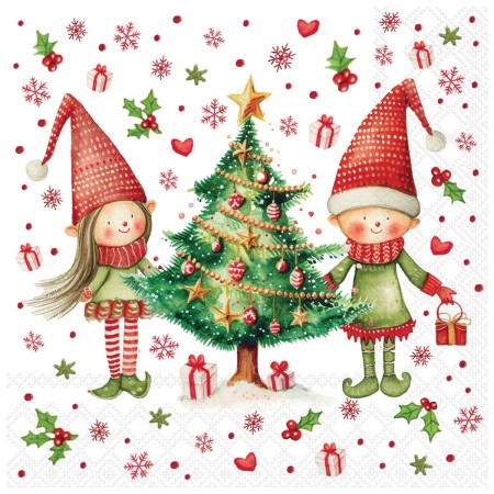 ELVES ΒΥ ΤΗΕ TREE 20 ΧΑΡΤΟΠΕΤΣΕΤΕΣ 33Χ33