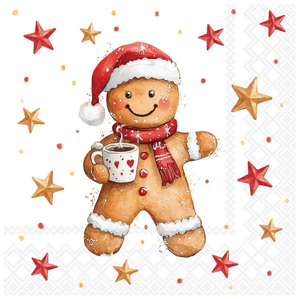 COCOA AND COOKIE 20 NAPKINS 33X33