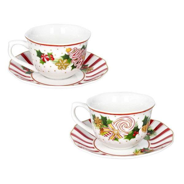 LE CHICCHE 2PCS SET TEA CUPA& SAUCE PORCEL