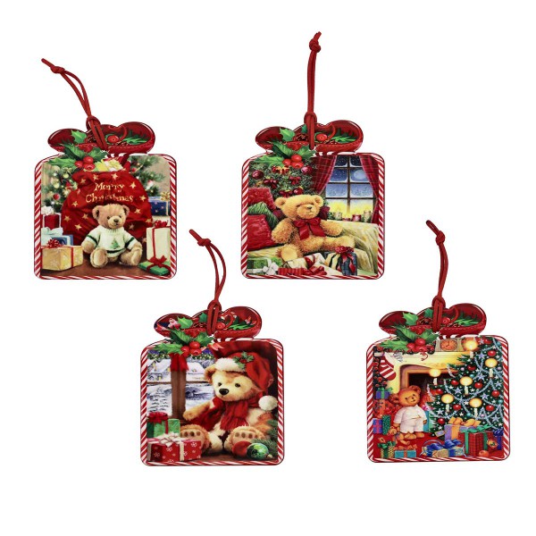 CHRISTMAS ΣΤΟΛΙΔΙ ΚΕΡΑΜΙΚΟ/ΦΕΛΛΟΣ 6 ΣΧΕΔΙΑ DISPLAY