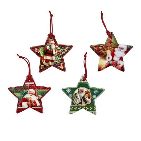 CHRISTMAS ΣΤΟΛΙΔΙ ΚΕΡΑΜΙΚΟ/ΦΕΛΛΟΣ 6 ΣΧΕΔΙΑ DISPLAY