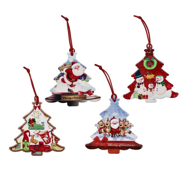 CHRISTMAS ΣΤΟΛΙΔΙ ΚΕΡΑΜΙΚΟ/ΦΕΛΛΟΣ 6 ΣΧΕΔΙΑ DISPLAY