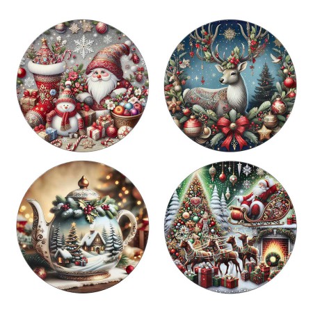 CHRISTMAS NEW ΣΕΤ ΣΟΥΠΛΑ 4ΤΕΜ. ΠΛΑΣΤΙΚΟ