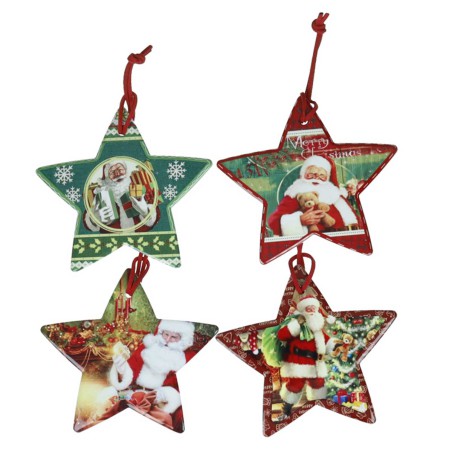 CHRISTMAS ΣΤΟΛΙΔΙ ΚΕΡΑΜΙΚΟ/ΦΕΛΛΟΣ 6 ΣΧΕΔΙΑ DISPLAY