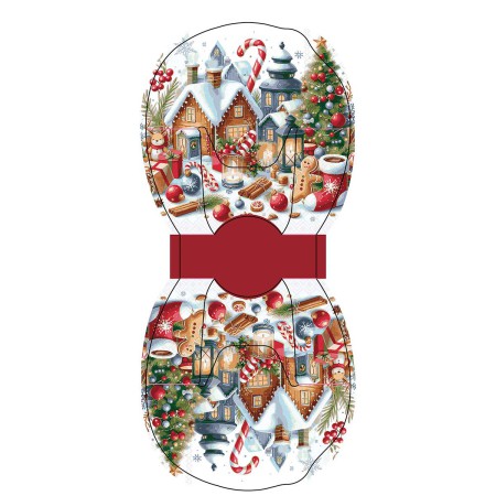 CHRISTMAS ICONS PORCELAIN MUG 350ML COLOR SLEEVE 2