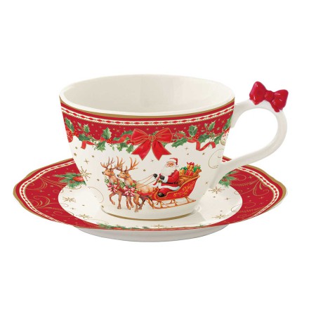 CHRISTMAS HERITAGE ΦΛΥΤΖΑΝΙ ΤΣΑΓΙΟΥ 240ML ΠΟΡΣΕΛ