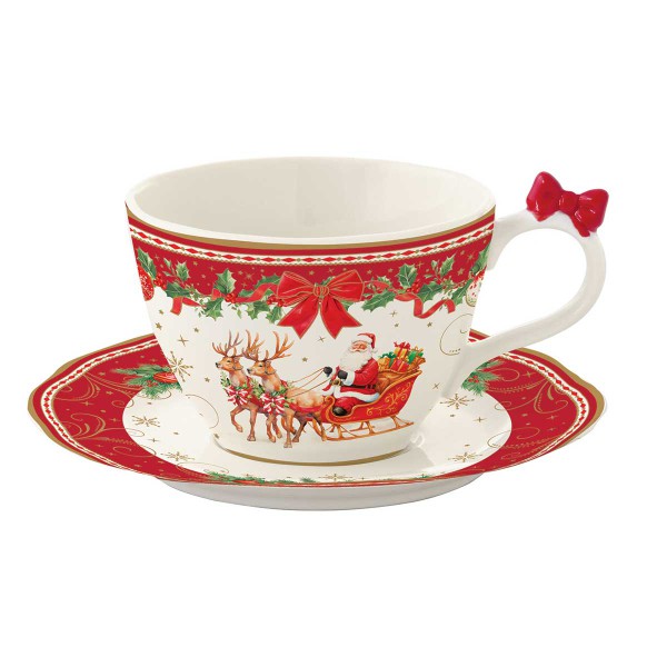 CHRISTMAS HERITAGE ΦΛΥΤΖΑΝΙ ΤΣΑΓΙΟΥ 240ML ΠΟΡΣΕΛ