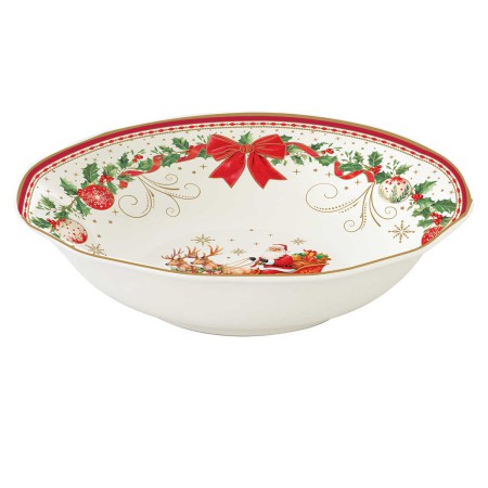 CHRISTMAS HERITAGE SOUP PLATE 20 CM PORCEL
