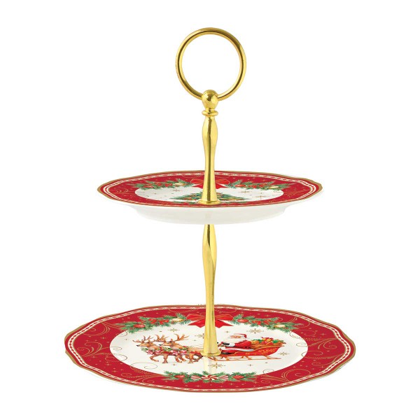 CHRISTMAS HERITAGE ΔΙΟΡΩΦΗ ΤΟΥΡΤΙΕΡΑ ΠΟΡΣ 21/16CM