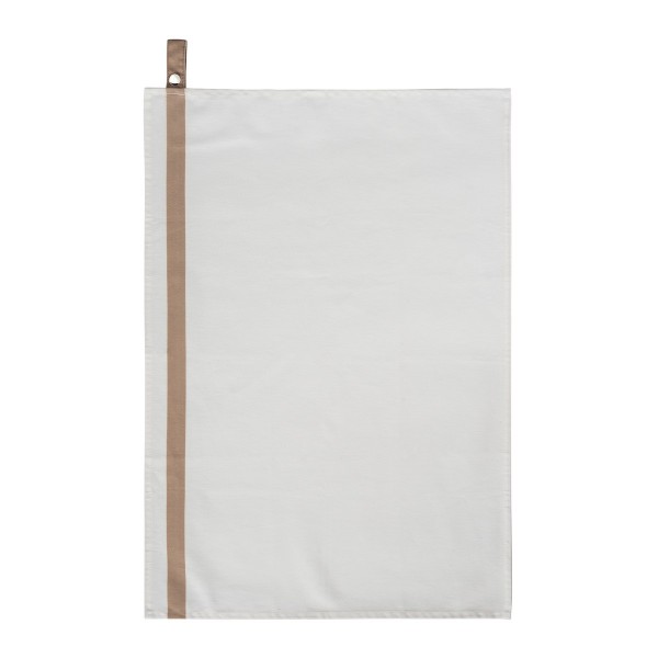 NATURAL STYLE WHITE TEA TOWEL COTTON