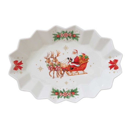 CHRISTMAS HERITAGE ΠΙΑΤΕΛΑ ΟΒΑΛ 25Χ17 ΕΚ ΠΟΡΣΕΛ 2