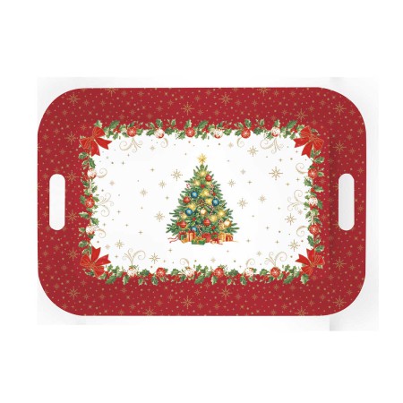 CHRISTMAS HERITAGE ΔΙΣΚΟΣ 47Χ33 ΜΕΛΑΜΙΝΗ