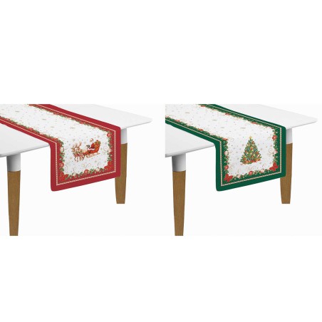 CHRISTMAS HERITAGE ΣΕΤ 2 RUNNER 140Χ45 ΕΚ. ΒΑΜΒΑΚ