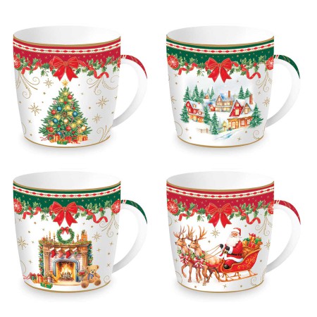 CHRISTMAS HERITAGE ΚΟΥΠΑ 350ML 4 ΣΧΕΔ ΜΕΤΑΛ ΚΟΥΤΙ