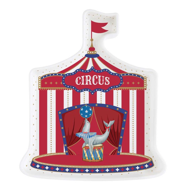 CIRCUS ΠΙΑΤΕΛΑ 23,5X20CM ΠΟΡΣΕΛΑΝΗ