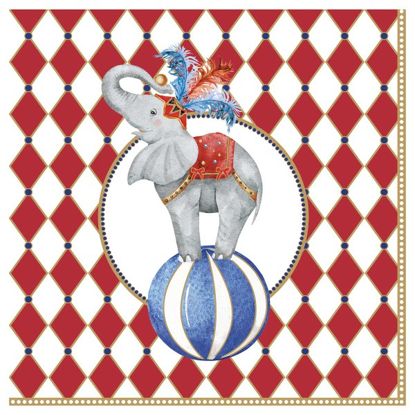 CIRCUS ΧΑΡΤΟΠΕΤΣΕΤΕΣ 33Χ33 20 ΤΕΜ.