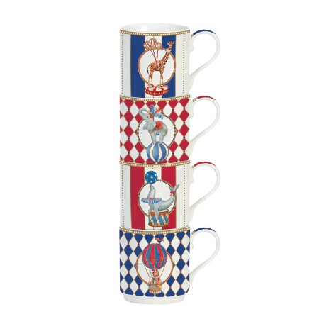 CIRCUS ΣΕΤ 4 ΚΟΥΠΕΣ 275ML ΠΟΡΣΕΛΑΝΗ