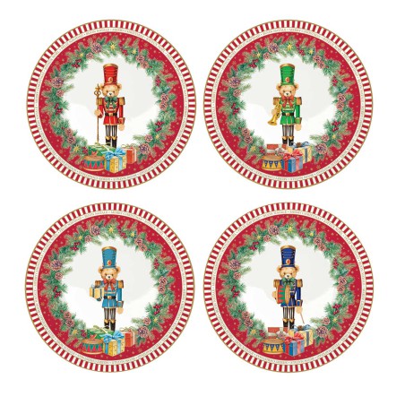 CHRISTMAS TEDDY ΣΕΤ 4 ΤΕΜ ΠΙΑΤΟ ΓΛΥΚΟΥ 19 ΕΚ ΠΟΡΣ