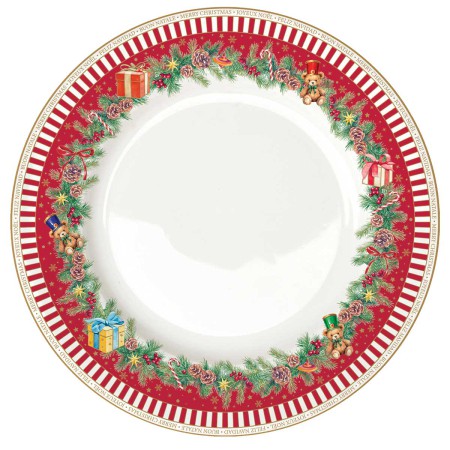 CHRISTMAS TEDDY ΠΙΑΤΟ ΦΑΓΗΤΟΥ 26,5 ΕΚ ΠΟΡΣΕΛΑΝΗ