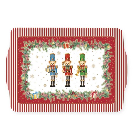 CHRISTMAS TEDDY ΔΙΣΚΟΣ ΜΕ ΛΑΒΕΣ 33Χ22 ΜΕΛΑΜΙΝΗ