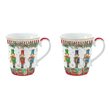 CHRISTMAS TEDDY ΣΕΤ 2ΤΕΜ ΚΟΥΠΑ 275ML ΠΟΡΣΕΛΑΝΗ