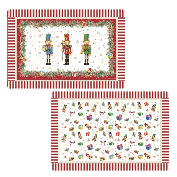CHRISTMAS TEDDY ΣΟΥΠΛΑ 45Χ30 ΔΙΠΛΗΣ ΟΨΗΣ ΠΛΑΣΤ